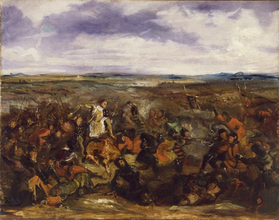 1829-1830 Sketch for the Battle of Poitiers